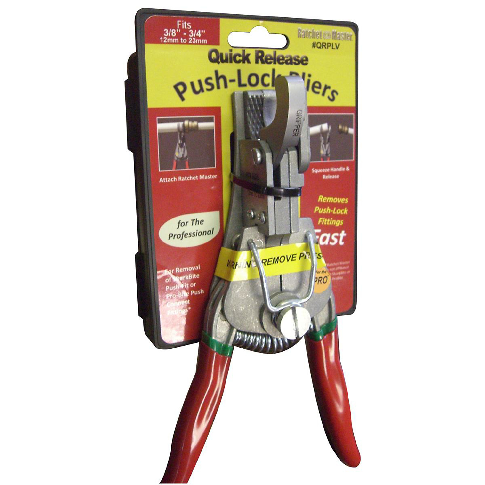Direct Source Quick Release Pliers — Large, Fits 3/8in. to 3/4in., Model# DSIQRPLV-P